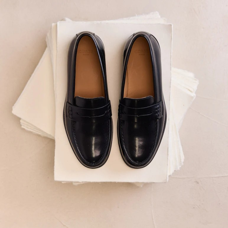 Fanny - Cuir box noir