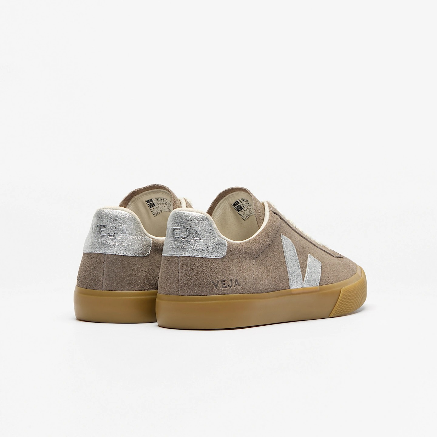 CAMPO SUEDE MOONROCK SILVER NATURAL