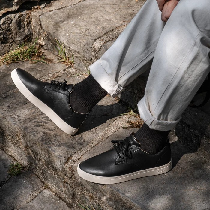 ELLINGTON SP BLACK MILLED LEATHER