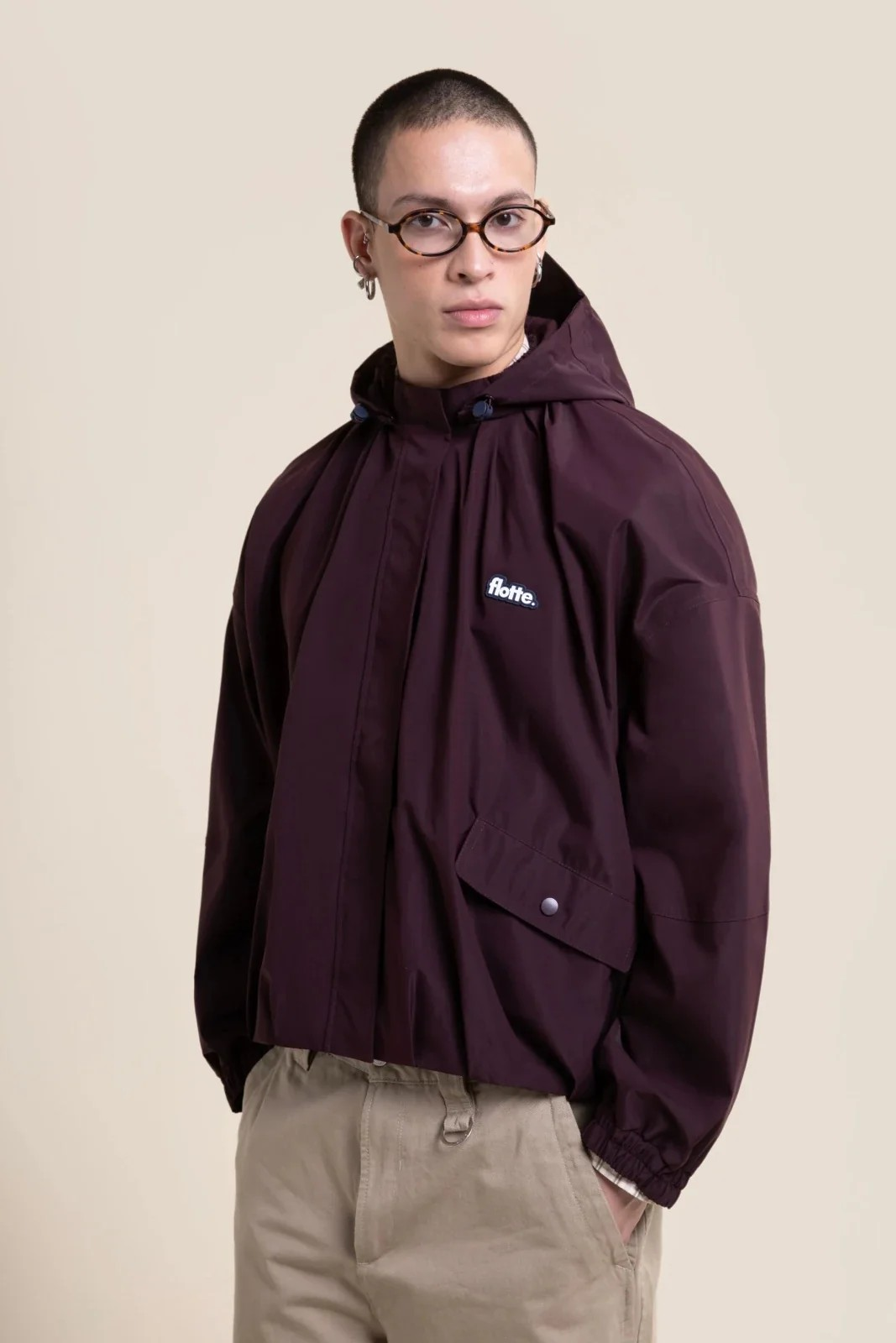 Garance - Veste Bombers - Cassis
