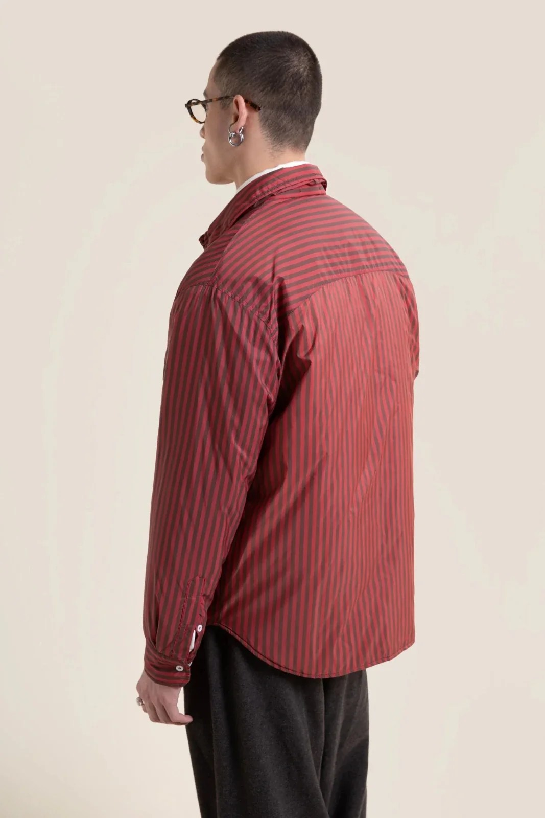 Walter - Surchemise matelassé - Rayé Rouge