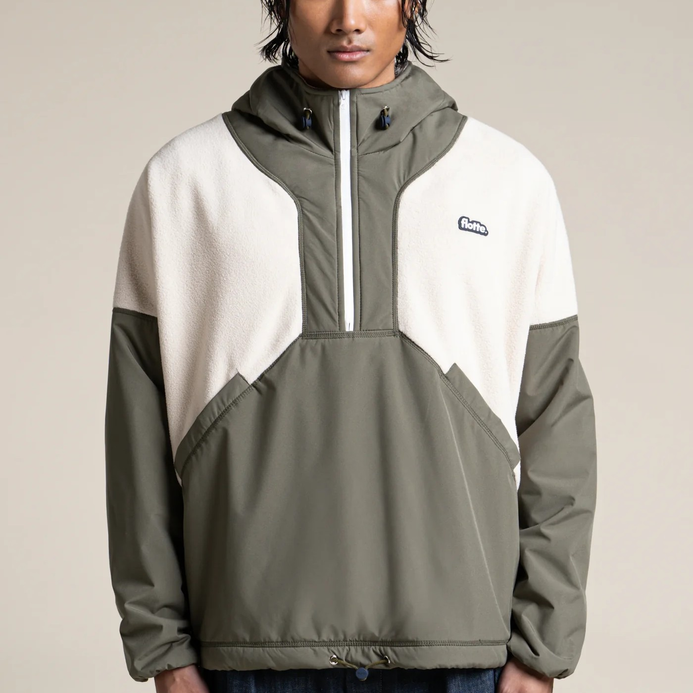 Bel-Air - Hoodie Polaire - Kaki