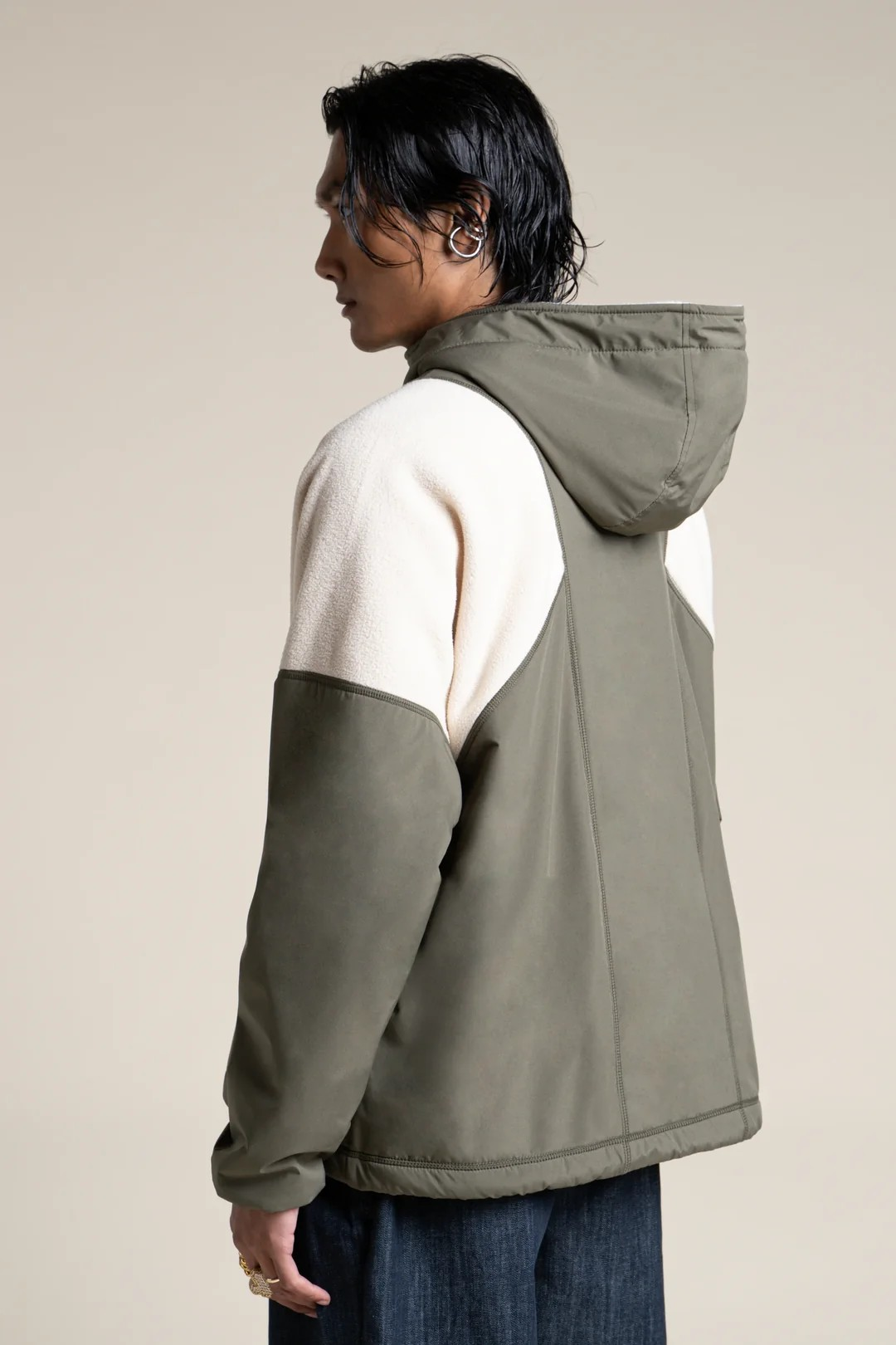 Bel-Air - Hoodie Polaire - Kaki