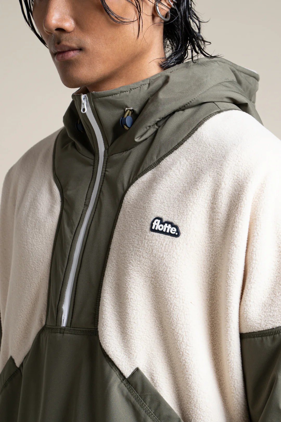 Bel-Air - Hoodie Polaire - Kaki