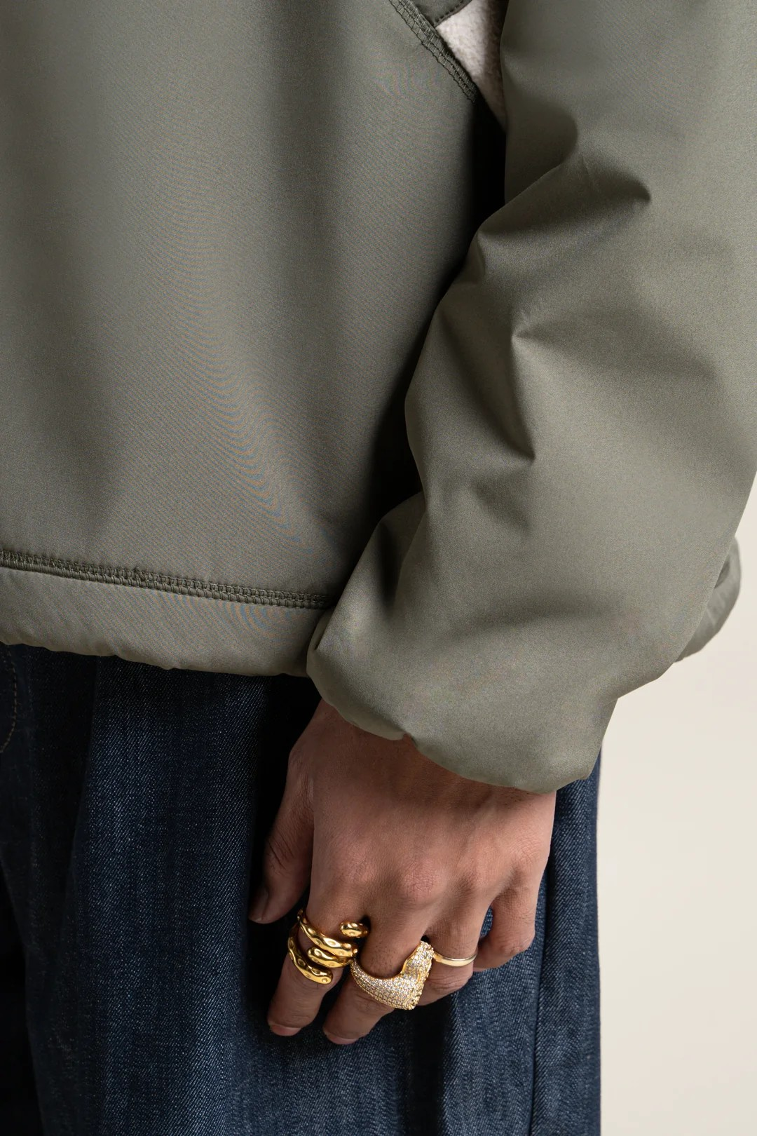 Bel-Air - Hoodie Polaire - Kaki