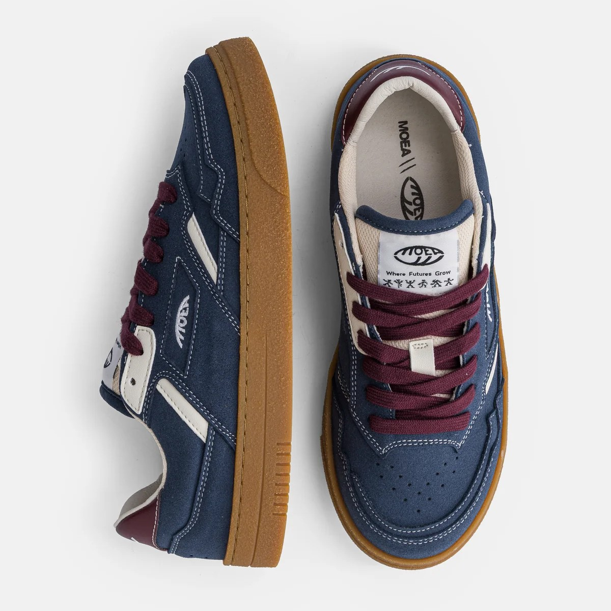 Origin Low - Night Suede & Beige - Grapes