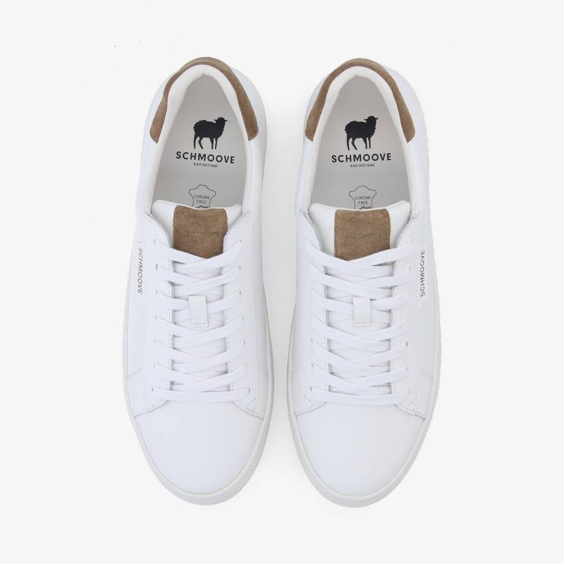 SPARKLE SNEAKER M WHITE/TAUPE