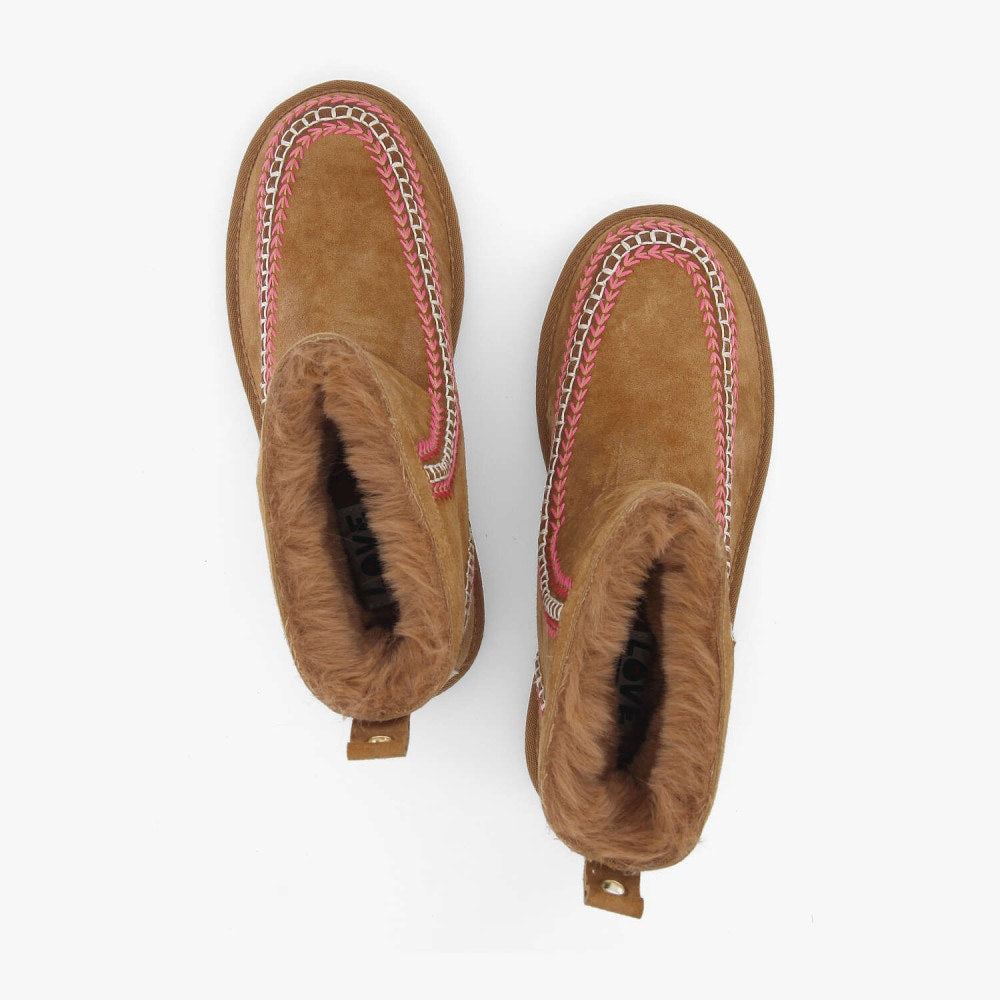 ARMISTICE IRIS BOOTS W CAMEL - 4