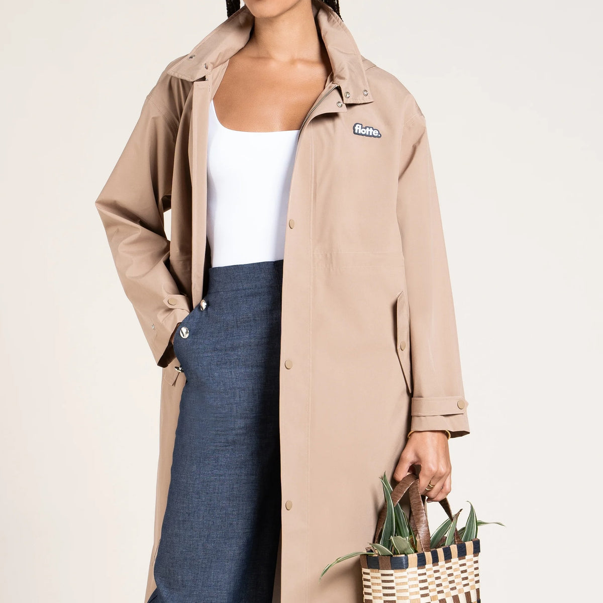 FLOTTE Solférino - Parka Imperméable - Sahara - 5