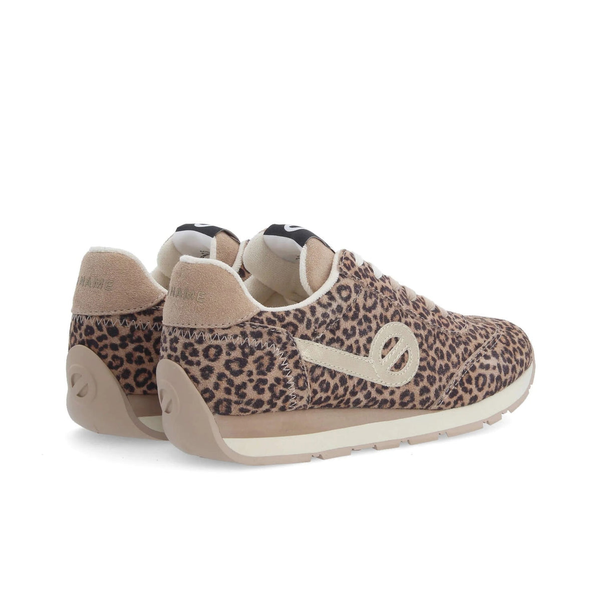 NO NAME CITY RUN JOGGER W BEIGE/LEOPARD GOLD - 3