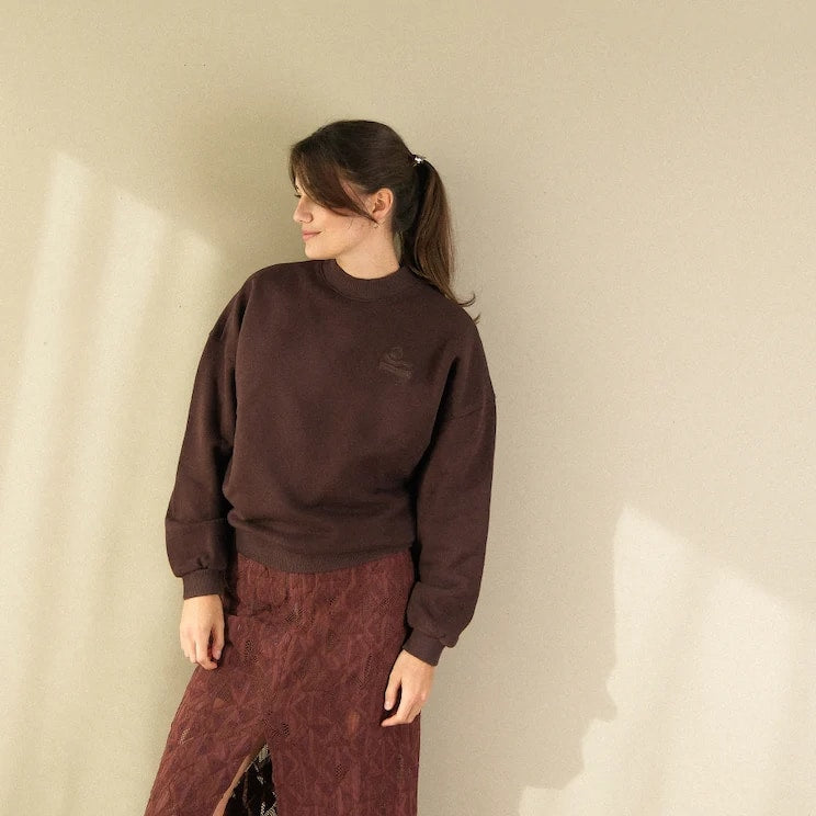 23 DEGRES SWEAT SALTY CHOCOLAT - FEMME - 2