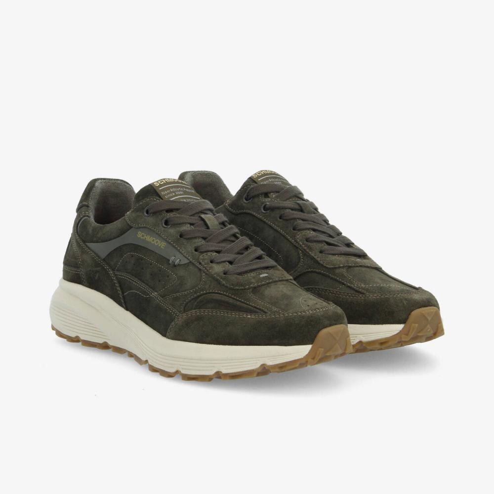 SCHMOOVE DUSK RUNNER STAMP M KAKI - 2