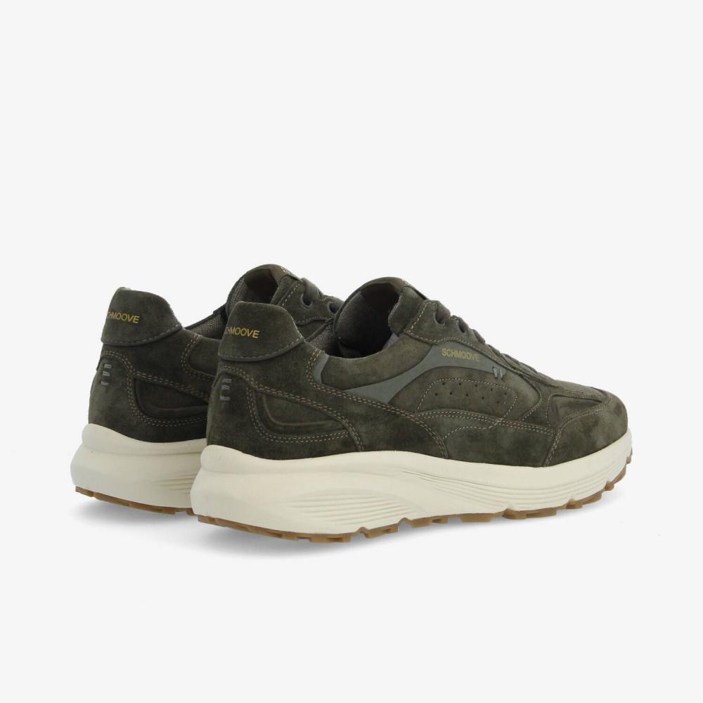 SCHMOOVE DUSK RUNNER STAMP M KAKI - 3