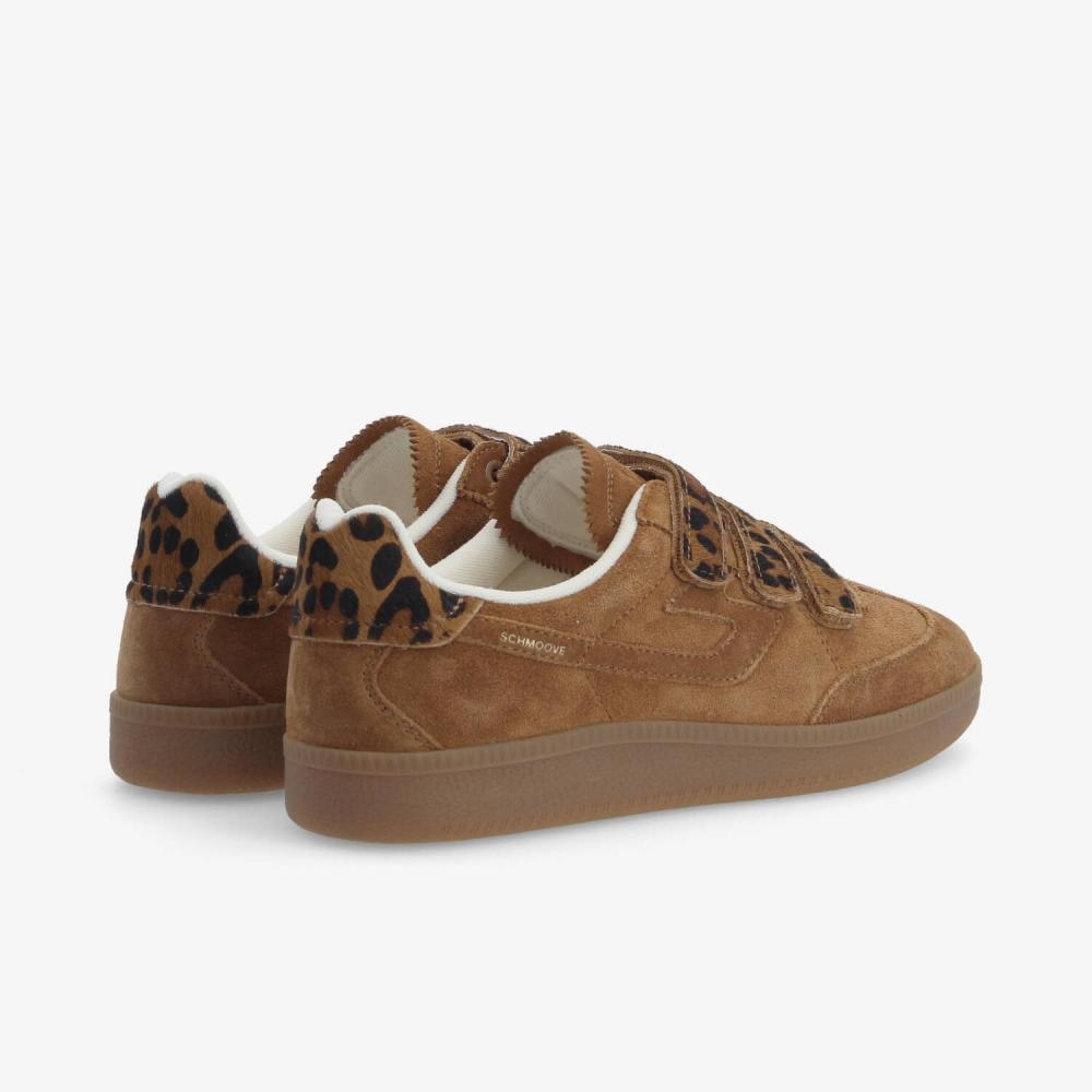 SCHMOOVE WOMAN SHEFFIELD STRAPS W PONY LEO CAMEL/BROWN - 3