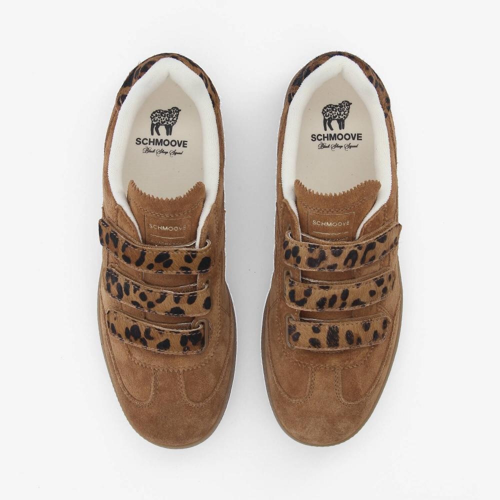 SCHMOOVE WOMAN SHEFFIELD STRAPS W PONY LEO CAMEL/BROWN - 5