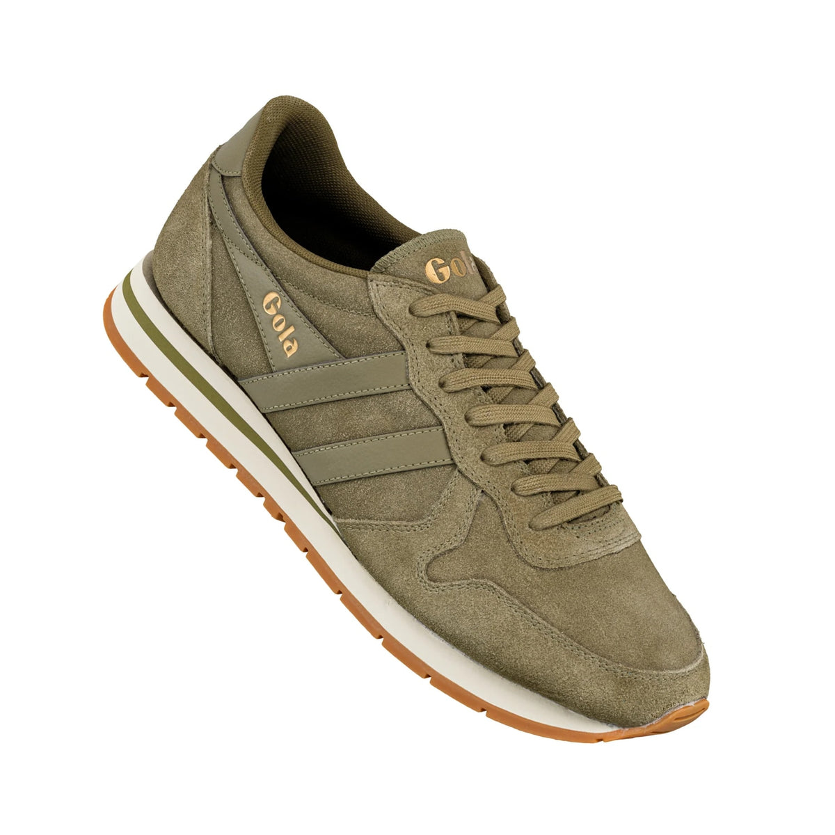 GOLA Daytona Suede Trainer Khaki - 5