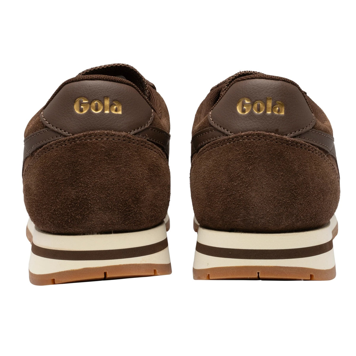 GOLA Daytona Suede Trainer Dark Brown - 4