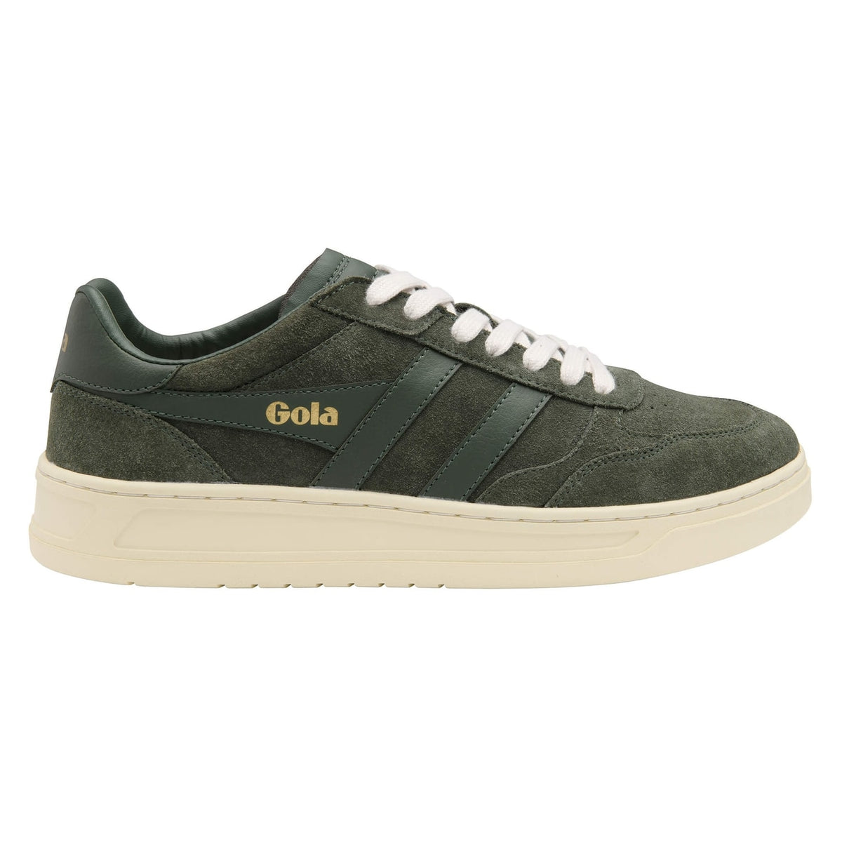 GOLA Union Suede Trainer Dark Khaki - 1
