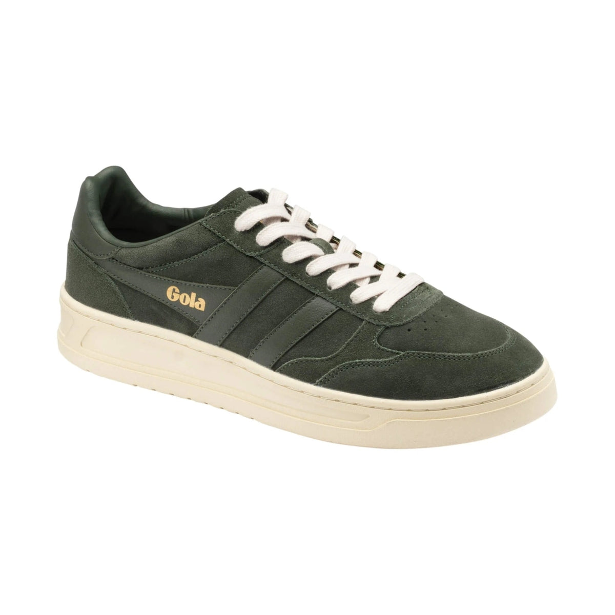 GOLA Union Suede Trainer Dark Khaki - 2