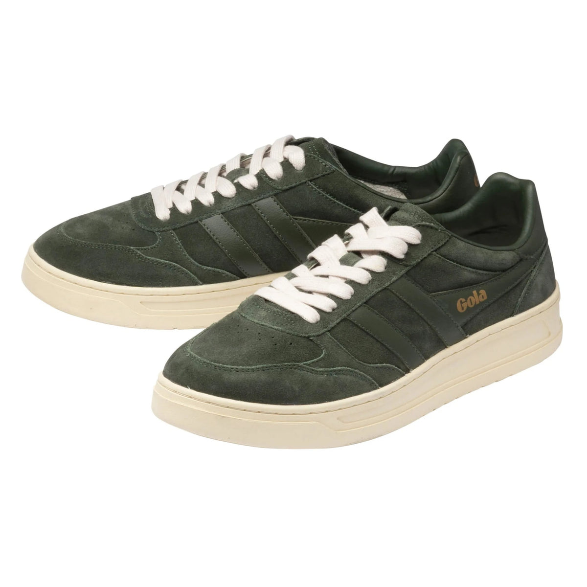 GOLA Union Suede Trainer Dark Khaki - 3