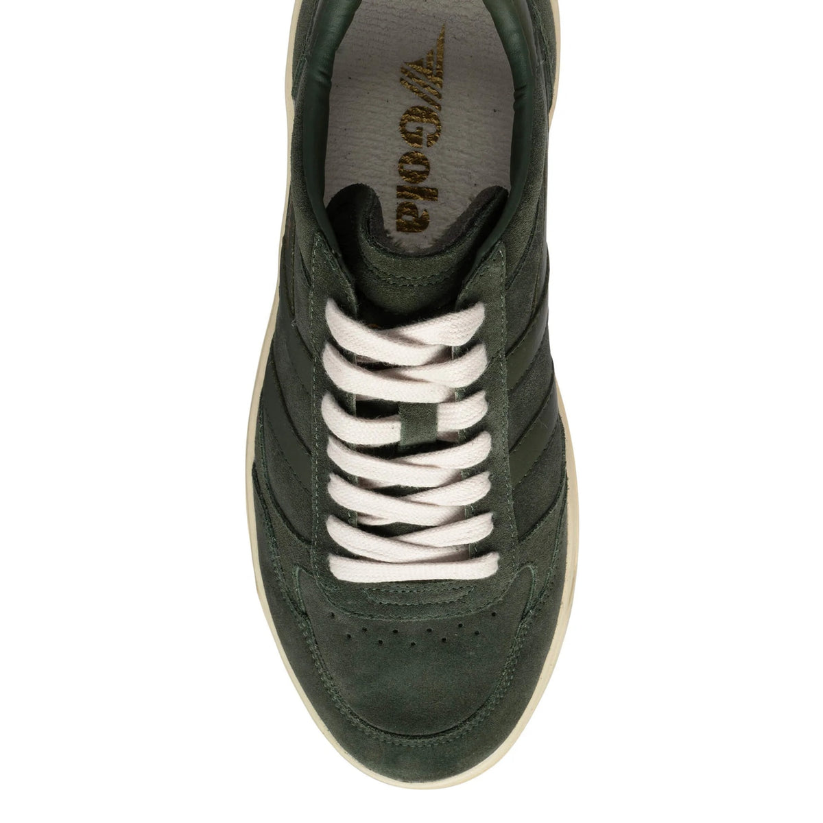 GOLA Union Suede Trainer Dark Khaki - 5