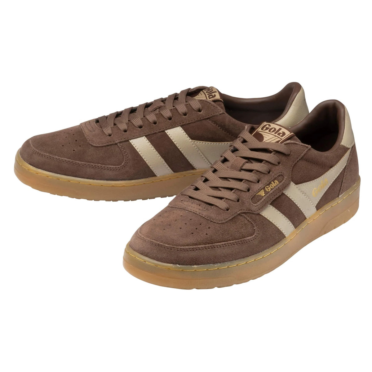 GOLA Hawk Suede 86 Trainer Root/Bone/Gum - 3