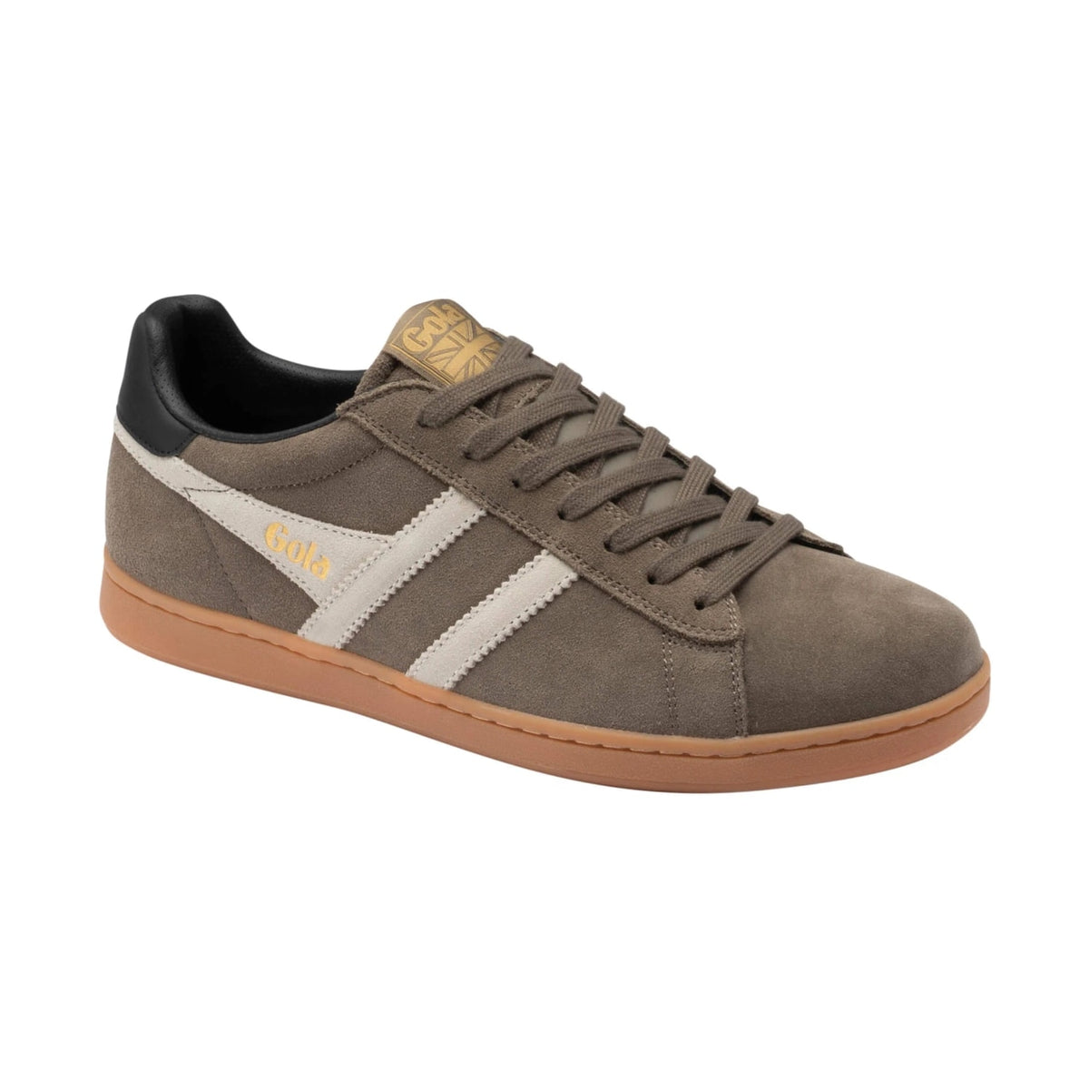 GOLA Equipe II Suede Trainer Urban Moss/Off White/Black - 2