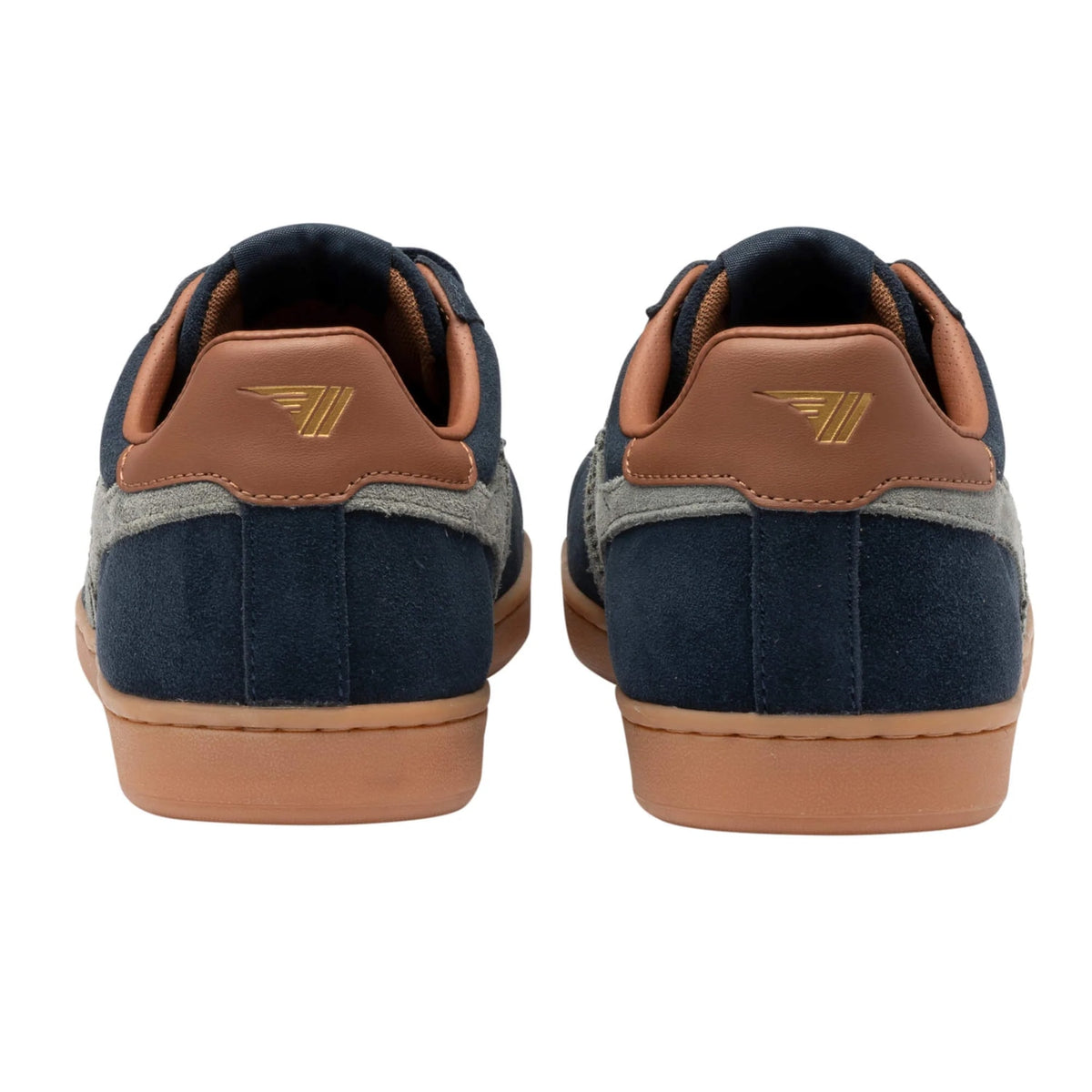 GOLA Equipe II Suede Trainer Navy/Conifer/Umber - 4