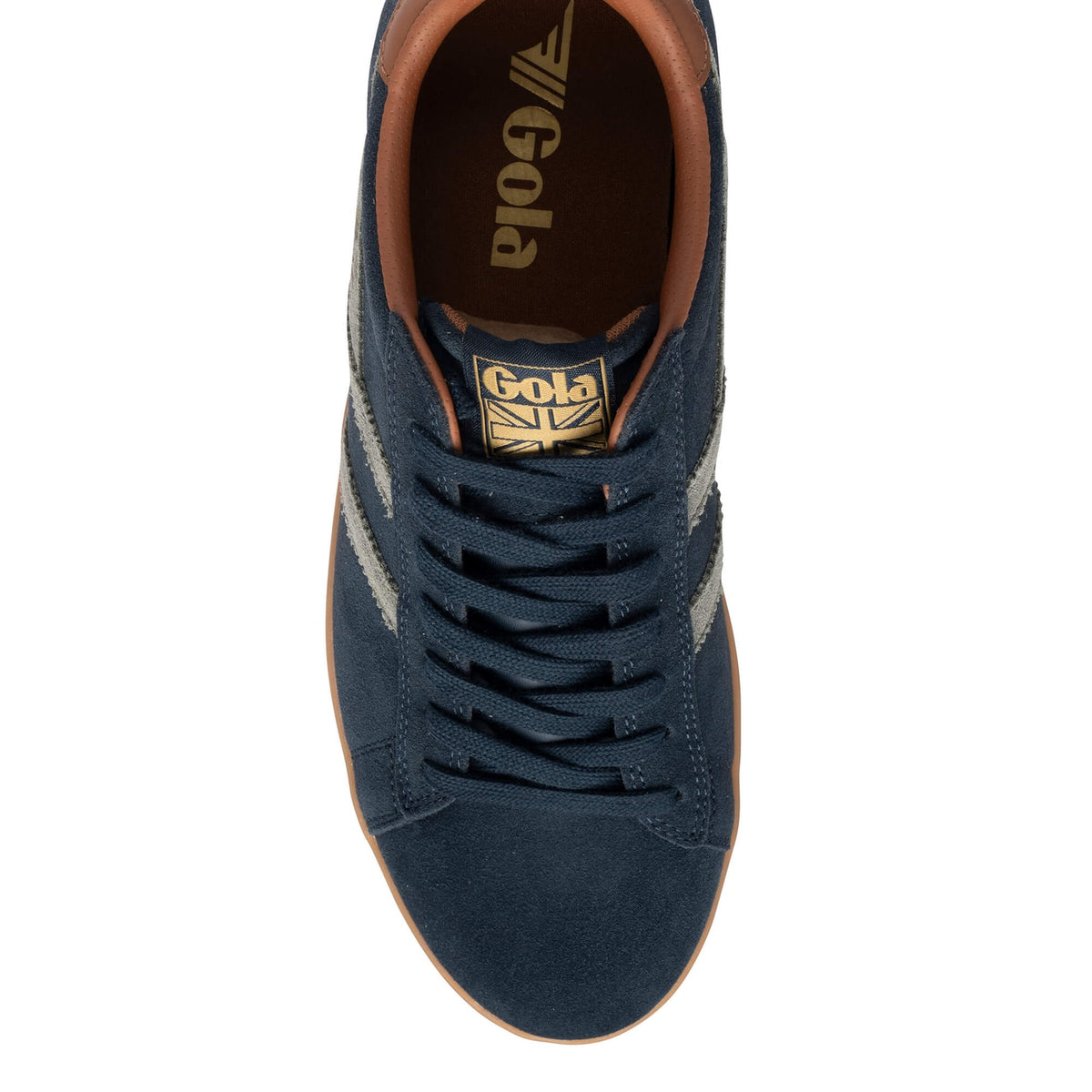 GOLA Equipe II Suede Trainer Navy/Conifer/Umber - 5
