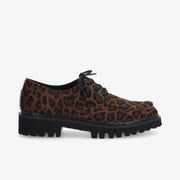 SCHMOOVE WOMAN MYSEN LACES W PONY LEO BROWN - 1