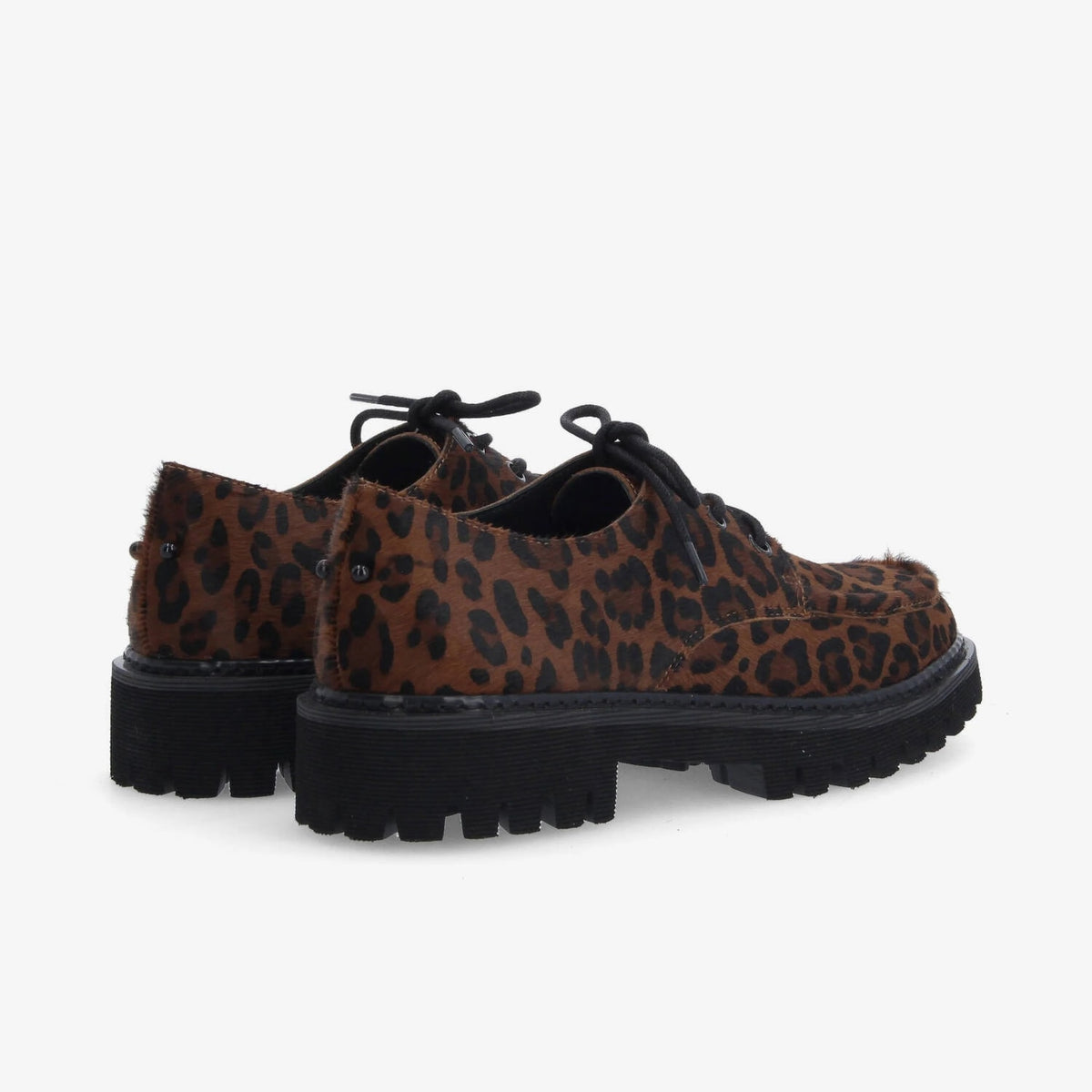 SCHMOOVE WOMAN MYSEN LACES W PONY LEO BROWN - 4