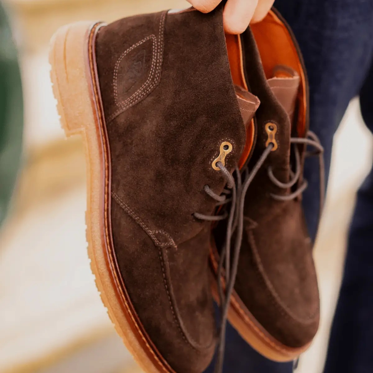 SOLEX Desert Boots S3808 - Suede Marron - 2