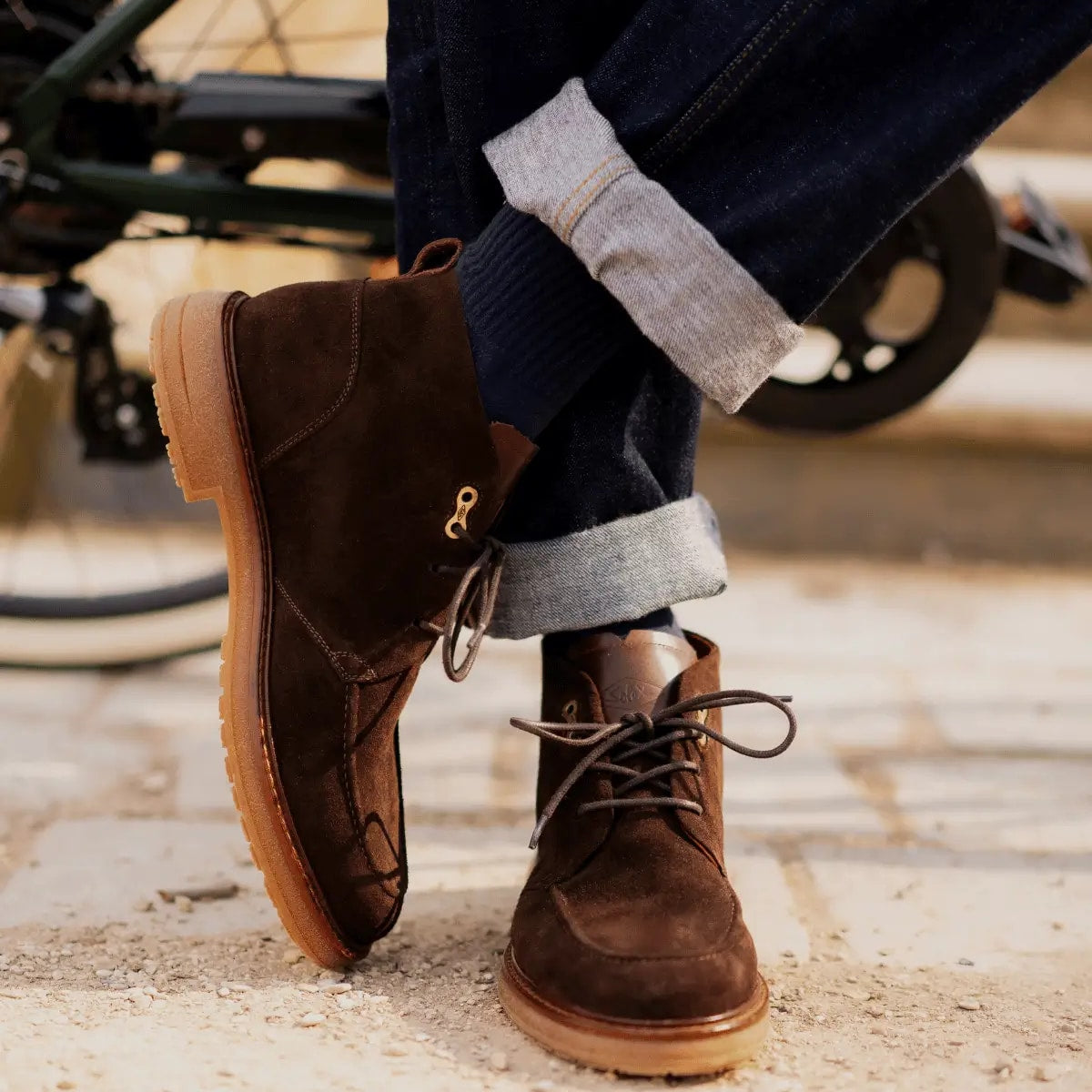SOLEX Desert Boots S3808 - Suede Marron - 5