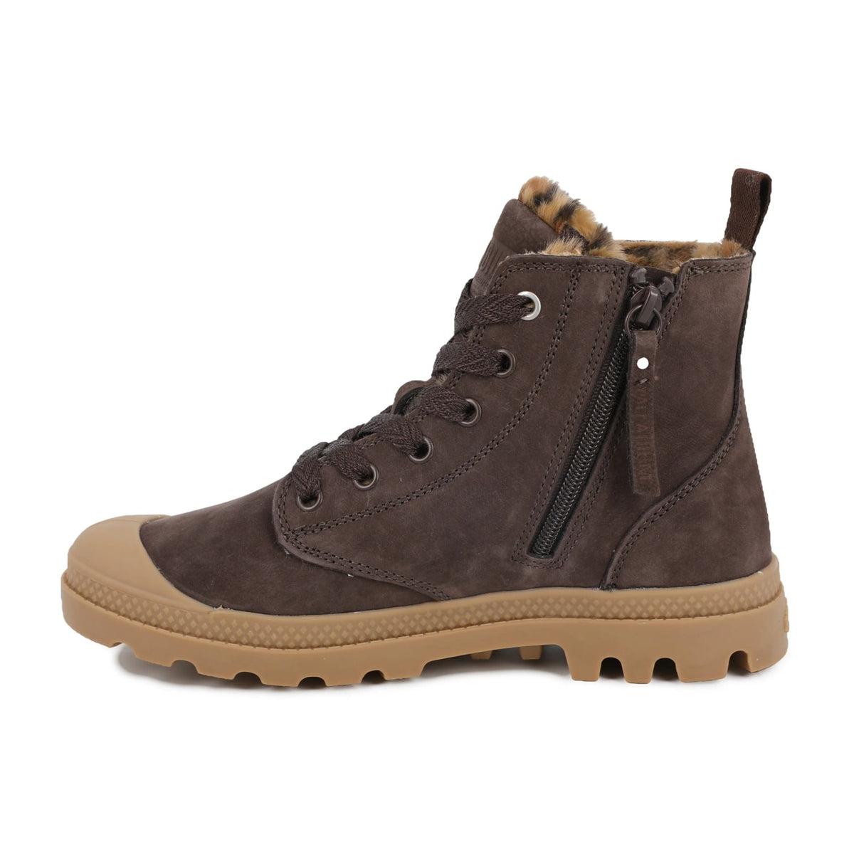 PALLADIUM PAMPA HI ZIP WL - WILD DARK COCOA - 5
