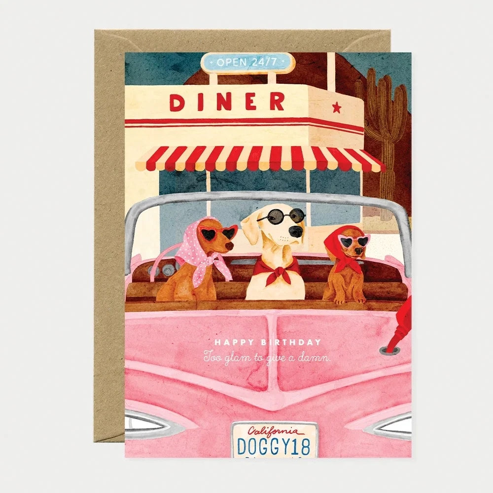ATWS Carte de voeux - Too glam to give a damn