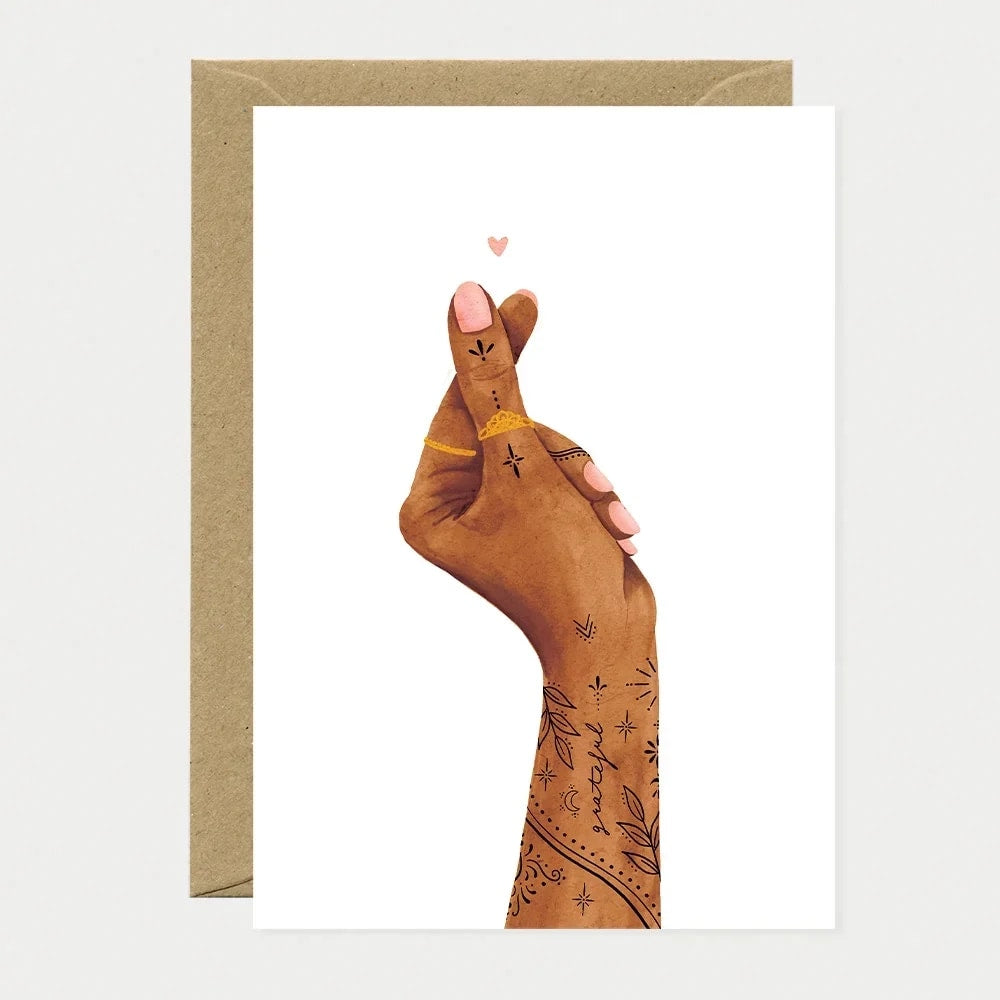 ATWS Carte de voeux - Finger heart