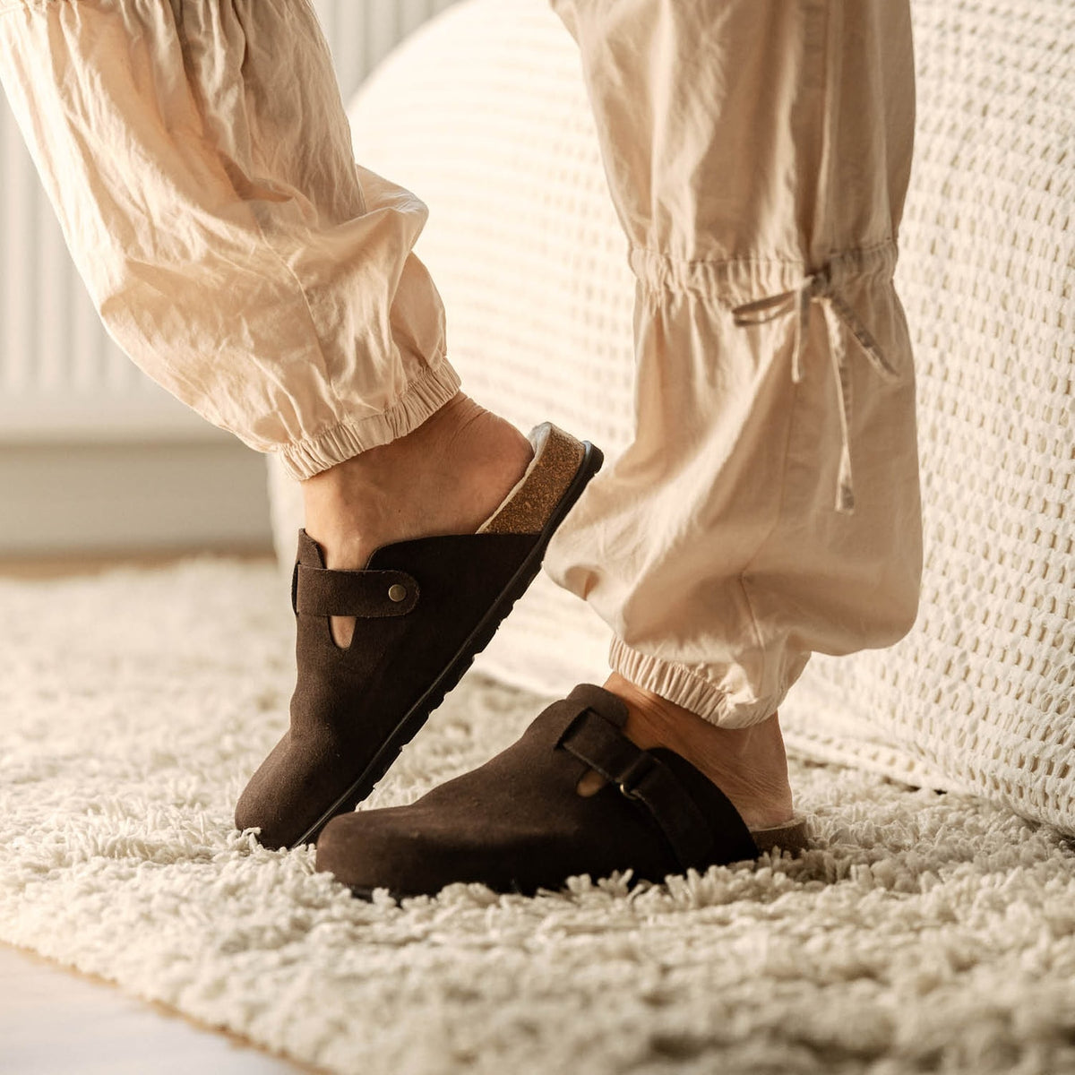 SHEPHERD Hilma slippers Brown suede - 2