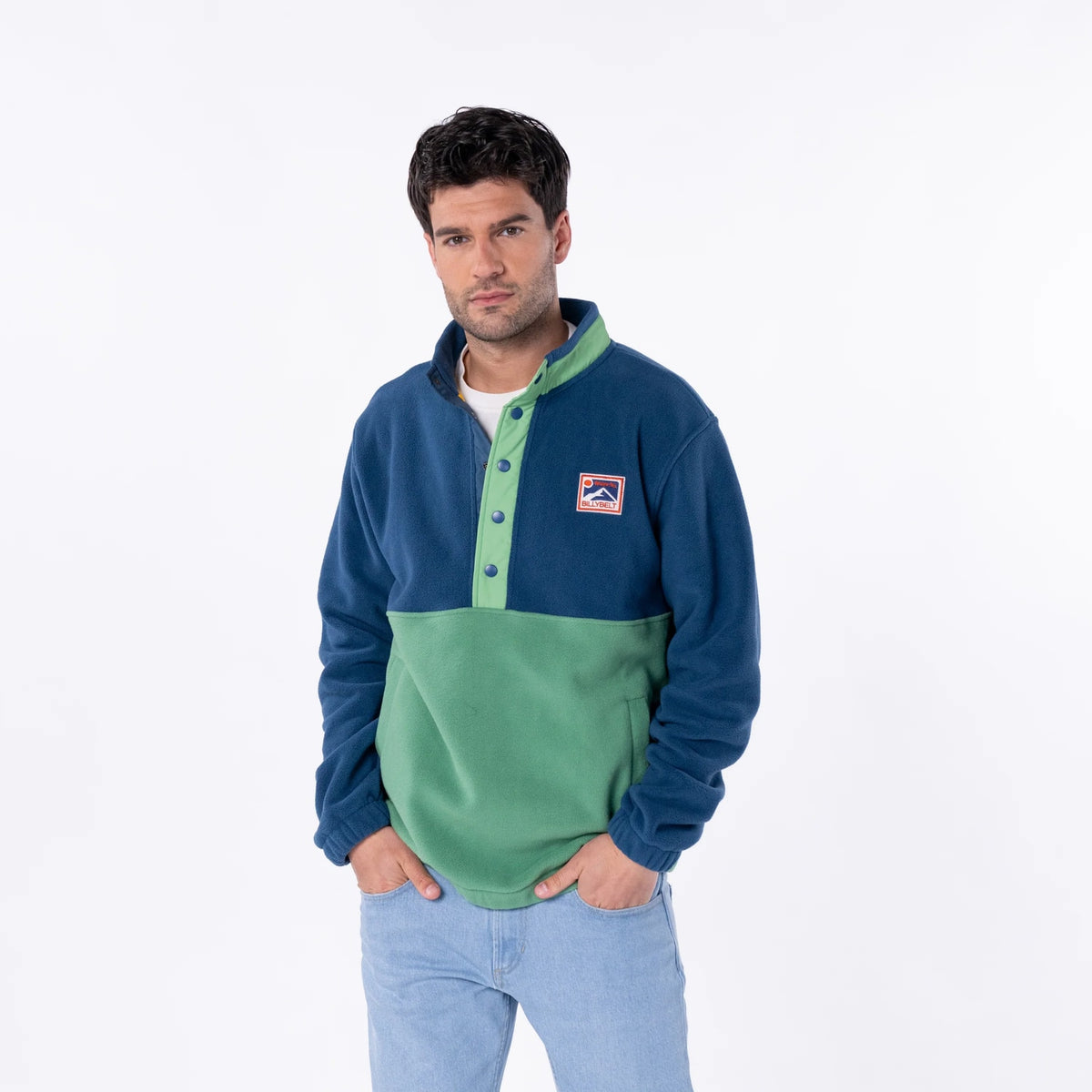 BILLYBELT Sweat polaire - Marine et vert - 2