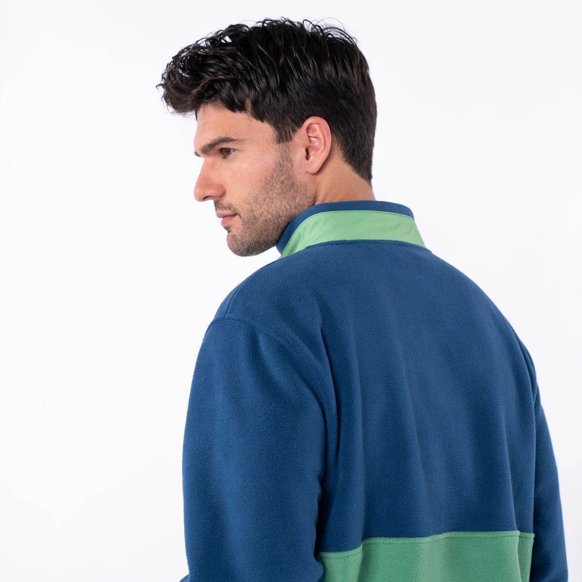 BILLYBELT Sweat polaire - Marine et vert - 3