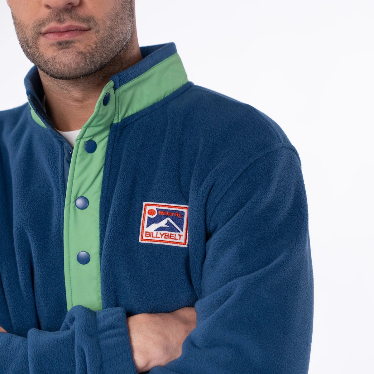 BILLYBELT Sweat polaire - Marine et vert - 4