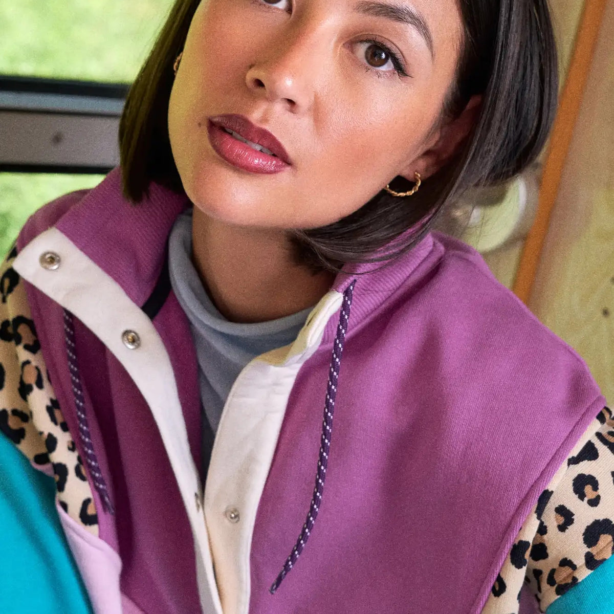 PERPETE Sweat Lana - Turquoise/ Rose - 2