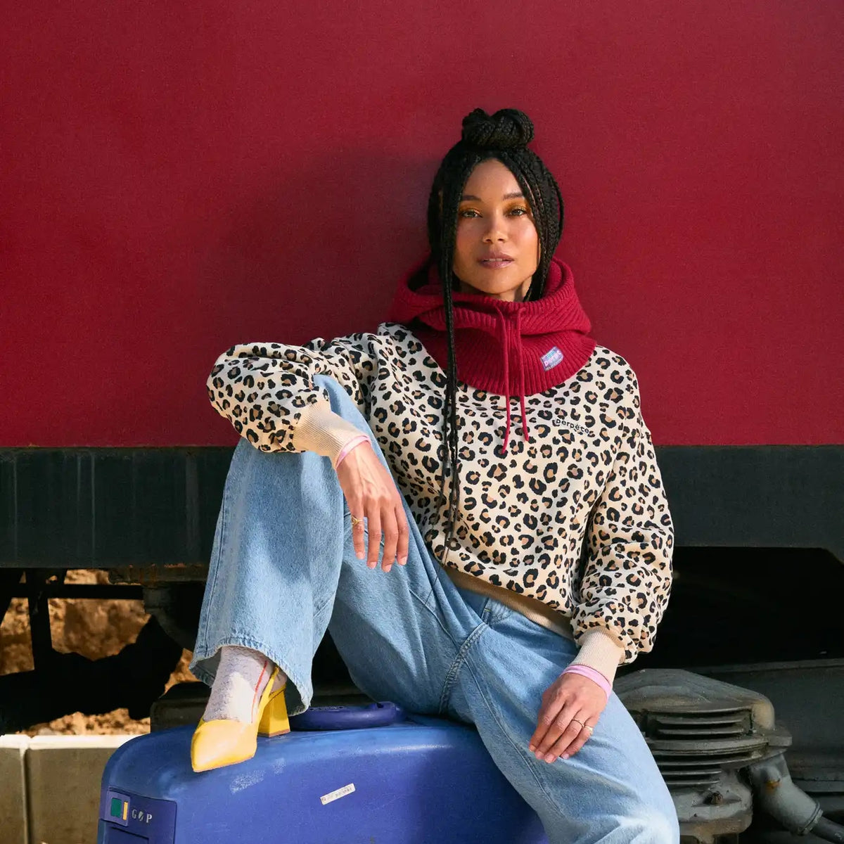 PERPETE Capuche Billie - Rouge - 4