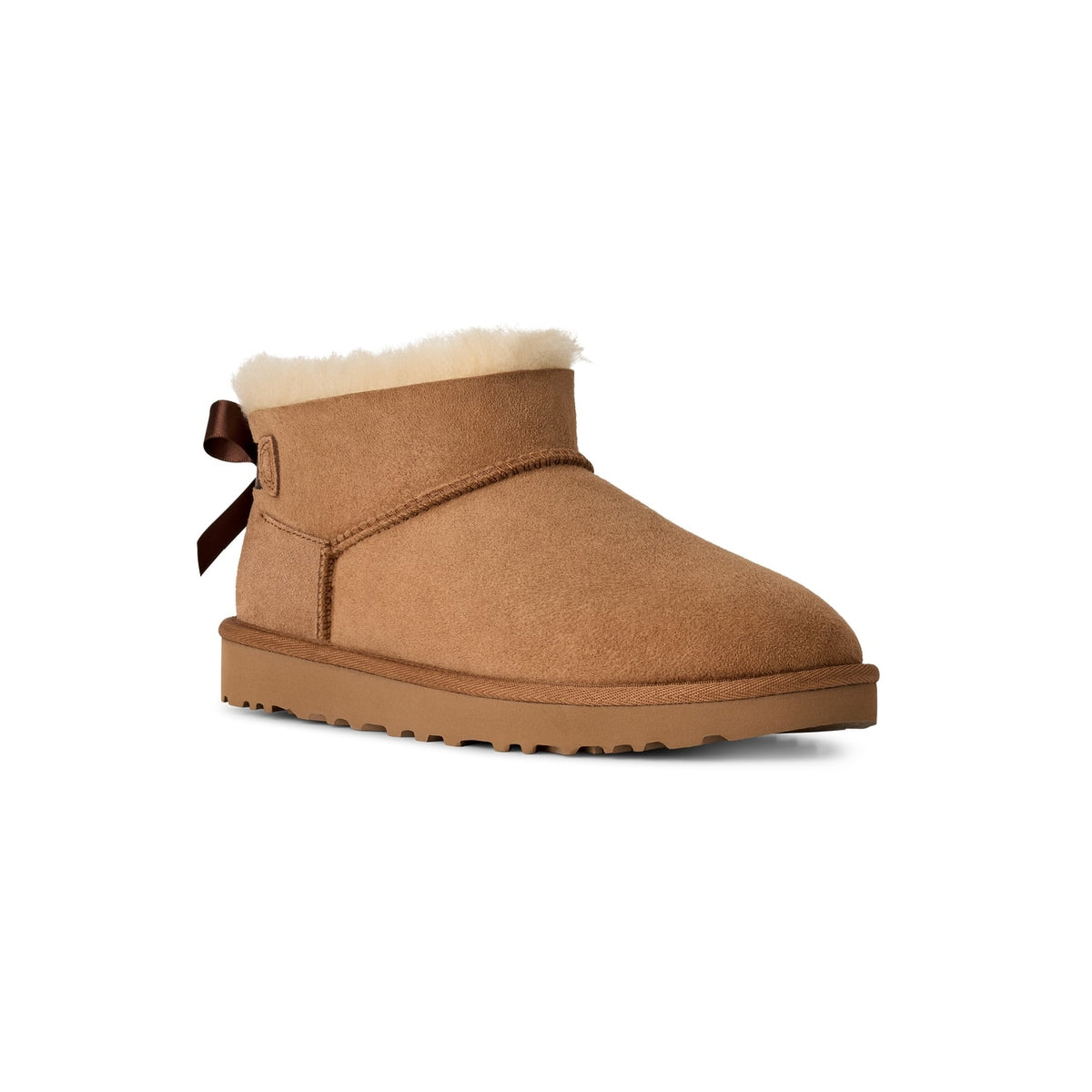 UGG ULTRA MINI BAILEY BOW - CHESTNUT - 3
