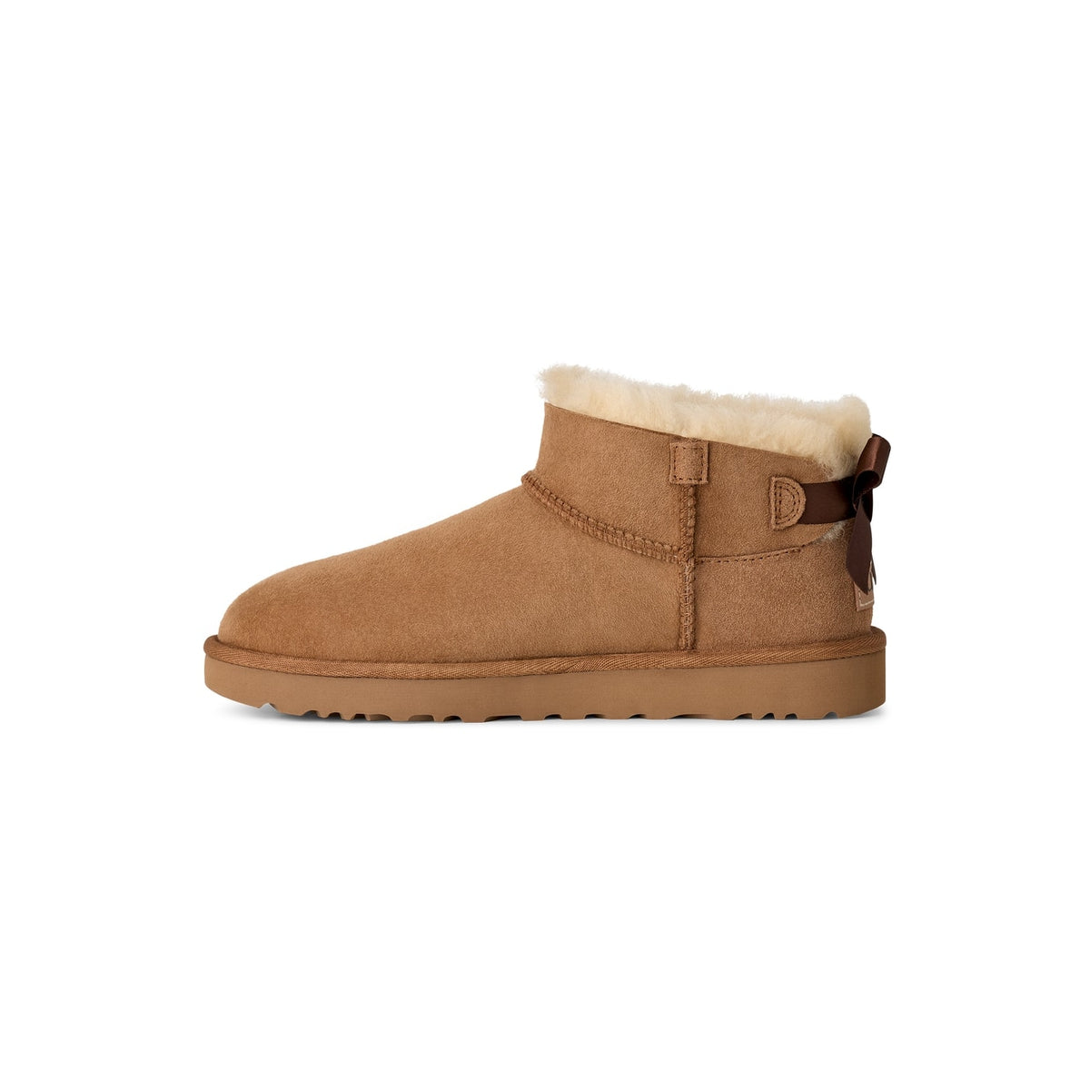UGG ULTRA MINI BAILEY BOW - CHESTNUT - 4