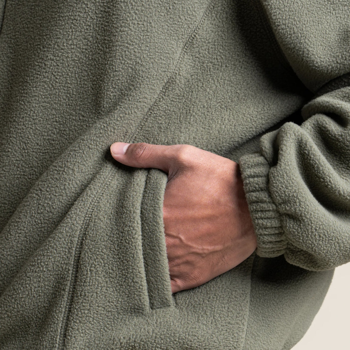 FLOTTE Saint-Maur - Veste Polaire - Kaki - 5