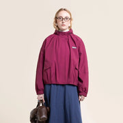 FLOTTE Garance - Veste imperméable - Framboise - 1