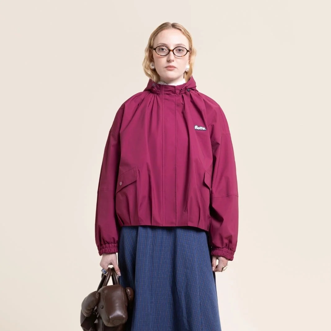 FLOTTE Garance - Veste imperméable - Framboise - 1