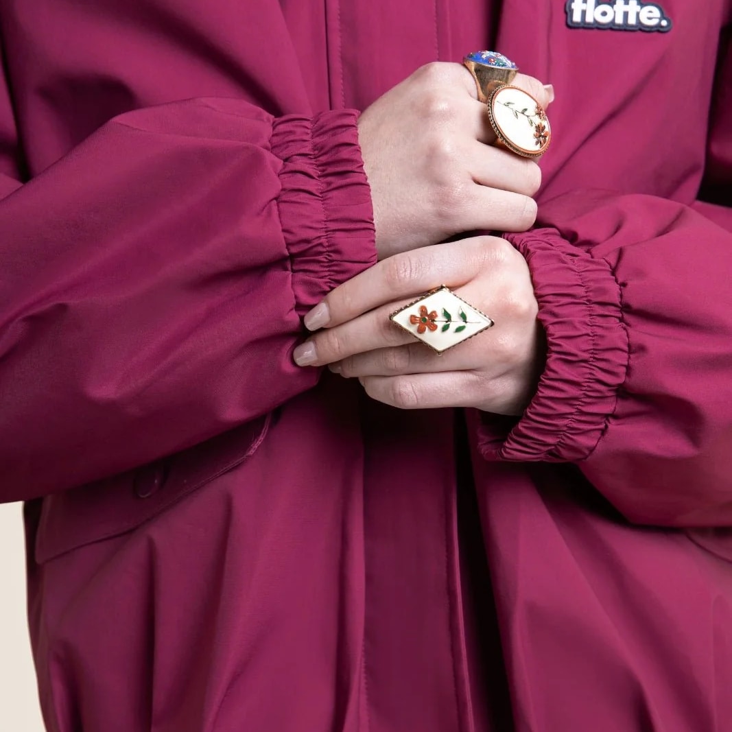 FLOTTE Garance - Veste imperméable - Framboise - 4