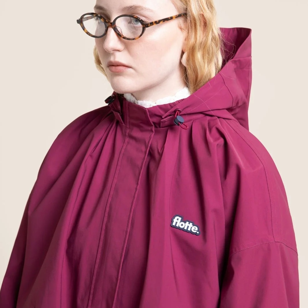 FLOTTE Garance - Veste imperméable - Framboise - 5