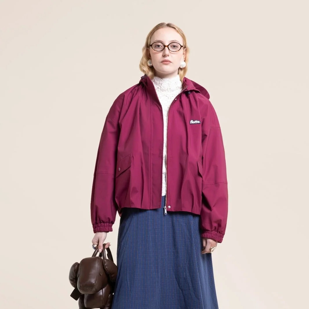 FLOTTE Garance - Veste imperméable - Framboise - 6